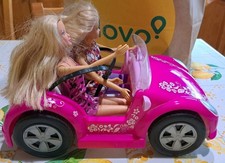 Macchina Barbie con bambole 