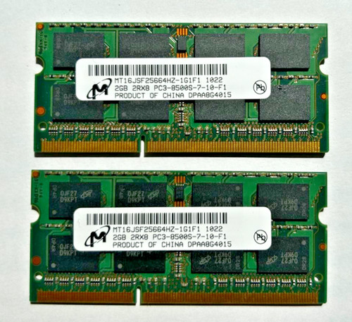 2x2gb 4gb micron ram memory - 2x2gb=4gb,