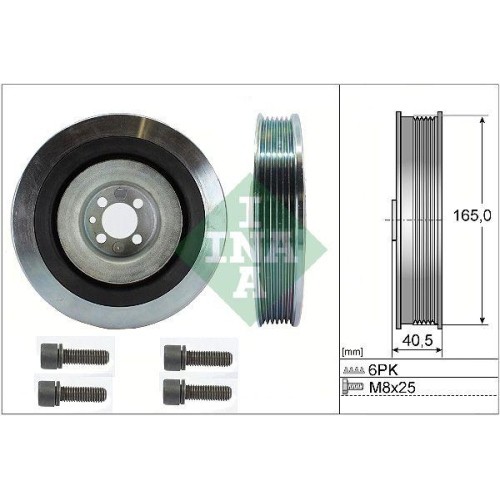 Kit puleggia albero motore