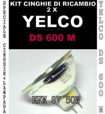 SPECIALE YELCO SOUND DS 600 M ★ 2 x CINGHIE DI RICAMBIO+LAMPADA EFM