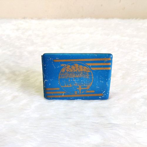 Porta sigarette vintage blu - vintage,