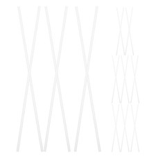  25 Pezzi Bastone Supporto Figure Aste Tasselli Acrilico per Modelli Tasselli