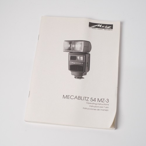 Metz mecablitz 3 flash - 54, mz-3