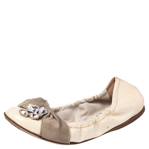 Ballerine scrunch miu cream - ballerine,