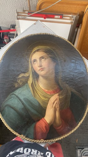 Quadro ovale arte sacra