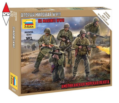 Zvezda marines wwii - 1/72,