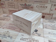 Cassetta porta vino in legno