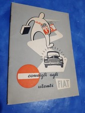 CONSIGLI AGLI UTENTI FIAT 1953