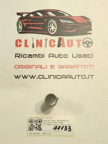 Pulsante start stop per audi - pulsante,