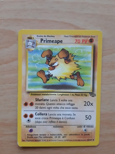 Primeape carta pokémon - primeape,