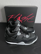 jordan 4 black canvas size 42