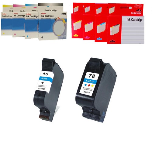 78 cartucce compatibili - hp, 15+