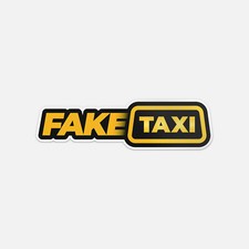 Fake taxi vinyl car bumper - fake,