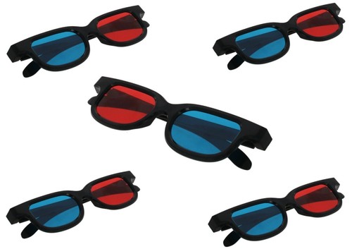 Occhiali montatura nera - 3d,