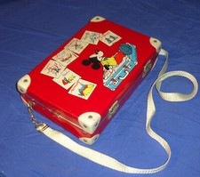 VINTAGE *Topolino* VALIGIA (circa 30 x 20 x 8 cm) anni 70/80 BUONE CONDIZIONI