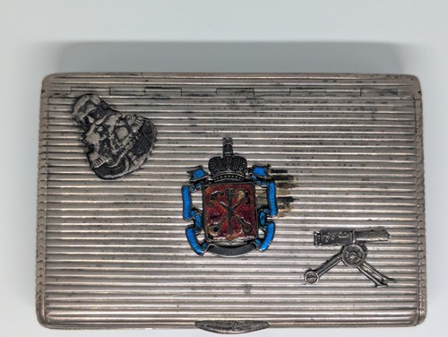 Portasigarette argento russo