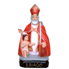 Statua del busto di San Biagio