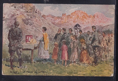 Cartolina messa campo - cartolina, la
