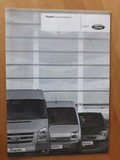 Depliant Brochure FORD trasporto merci TRANSIT TRANSIT CONNECT FIESTA VAN  2006
