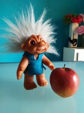 "Thomas Dam" Troll vintage, 1977, made in Denmark, vinile, altezza 16 cm.