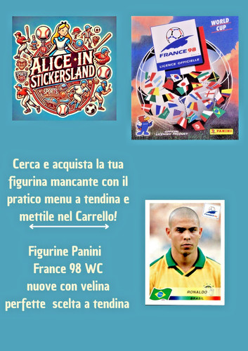 Panini calciatori france - france, 98