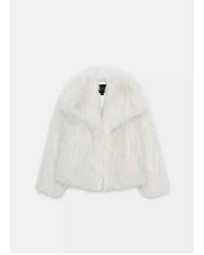 Cappotto pelliccia sintetica - pelliccia,