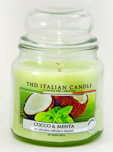 Candela vaso vetro - vaso, italian