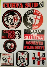 Adesivi milan rossoneri - adesivi,