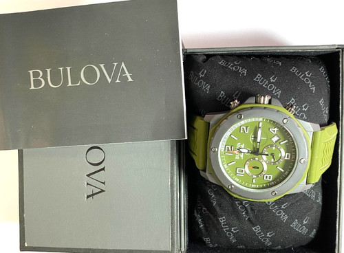Cronografo bulova army green - cronografo,