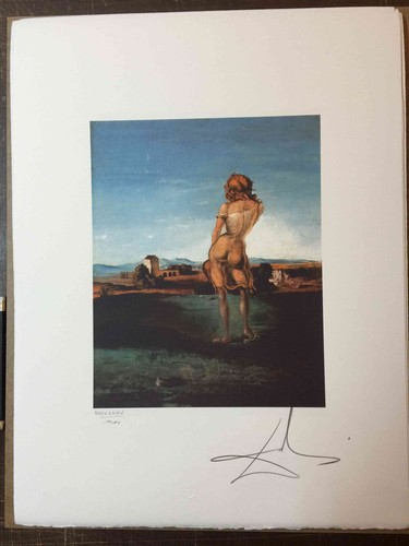 Salvador dali lithography off - dali,