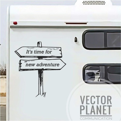 Adesivo camper frase viaggio