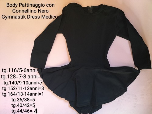 Body pattinaggio gonnellino - pattinaggio,