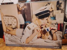 1180-GRANDE QUADRO PUBBLICITARIO LAVAZZA CALENDARIO 2006 120X160 cm RARO