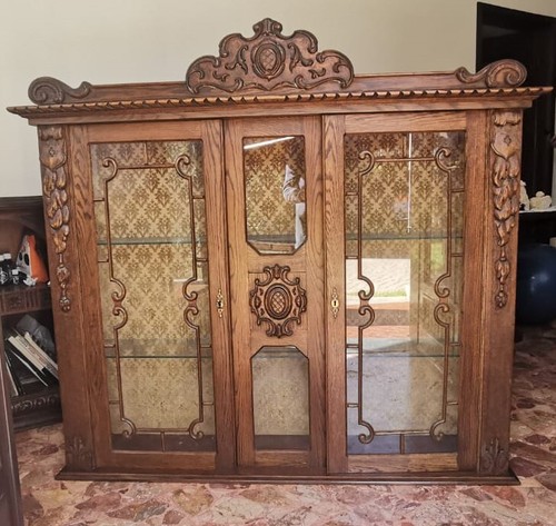 Vetrina legno cristallo - in,