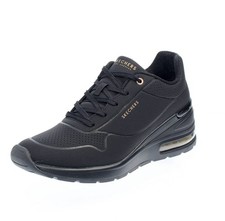 Skechers Million Air - Sneakers Con Zeppa Nero - Taglia 39 Scarpe Donna Sneakers