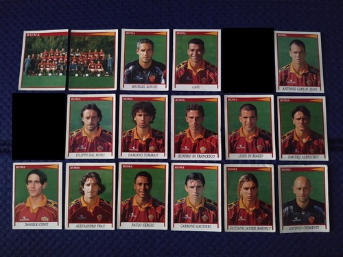 1998 roma calciatori panini - roma,