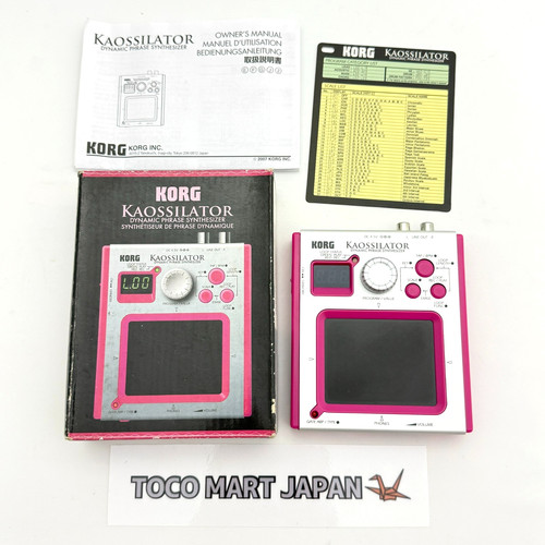 Korg pink kaossilator - korg,