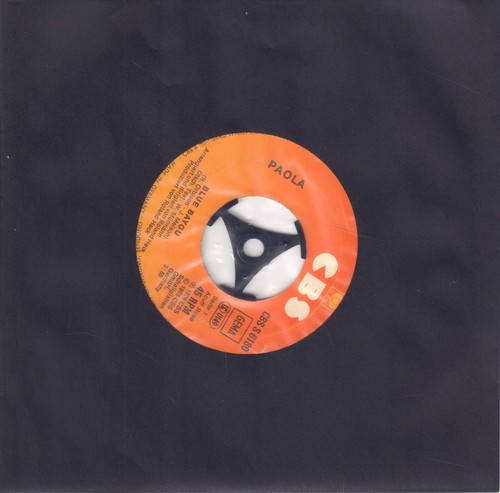 Single vinyl paola - 7'',