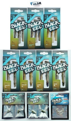 Fiiish black eel 110mm - eel,