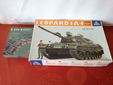 ✅KIT 1/35 ITALERI no224 LEOPARD 1A4 + MENG D640 cingoli maglia a maglia