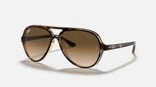 OCCHIALI DA SOLE RAY-BAN CATS 5000 MARRONE CHIARO AVANA SFUMATO RB4125 710/51 59-13