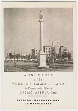 Grumo. Appula Bari - Monumento alla Vergine Immacolata