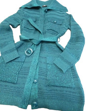 Elisabetta Franchi abito in maglia con cintura tg 42