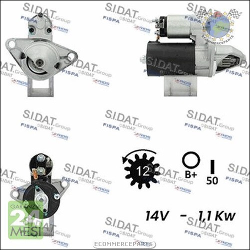 Motorino avviamento sidat - di,