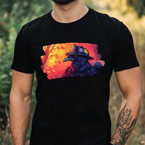 Shirt uomo corvo come - t-shirt,