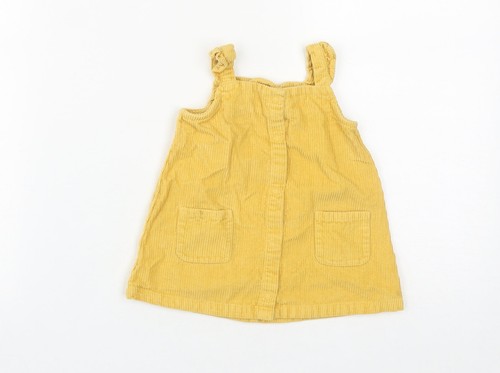 Abito giallo misto - , cotone