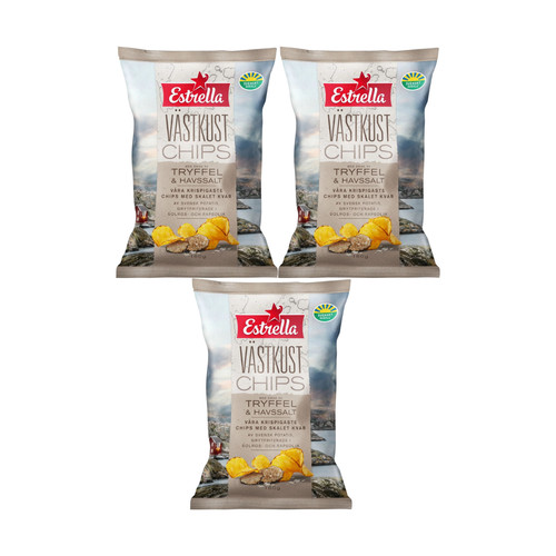 Estrella västkustchips - 3x,