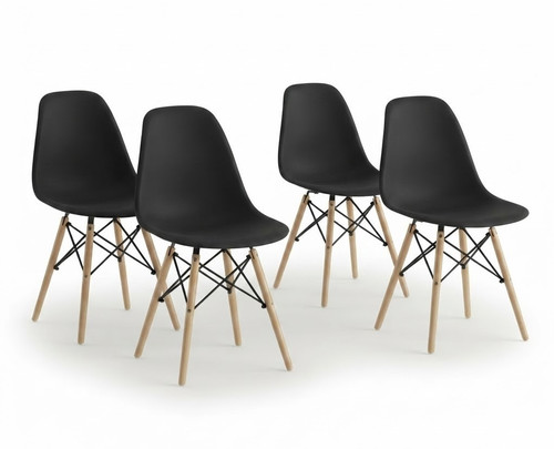 Set sedie design scandinavo - 4,