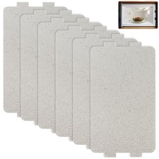 6 Pezzi Foglio di Mica per Microonde Universale Piastra di Mica 6.5 x 11.5 cm