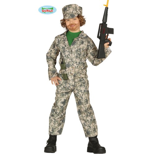 Costume soldato mimetica - soldato,